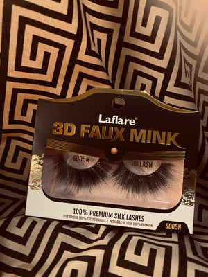 Laflare 3D Faux Mink 100% Premium Silk Lashes (SD05N)